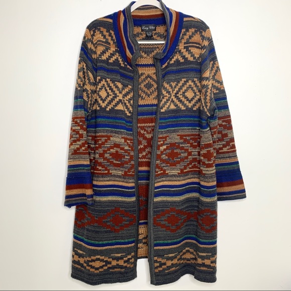 Easy Chic Boho Open Cardigan Sweater Duster Size 1X - Picture 1 of 4